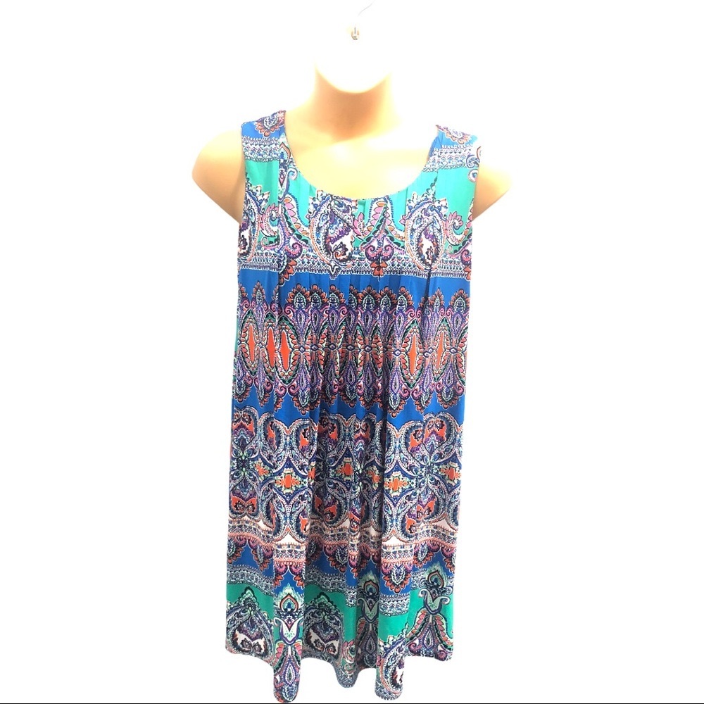 EUC Ronnie Nicole Paisley Dress. Size 14